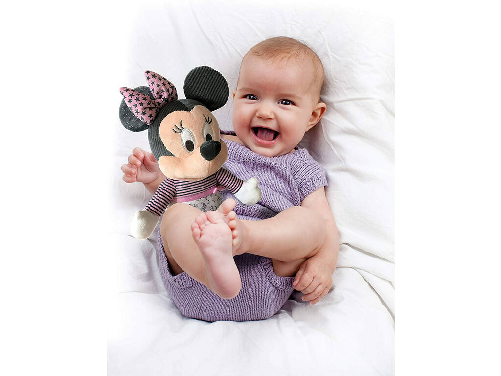 Peluche Baby Minnie Sleeps With Me Clementoni 17395