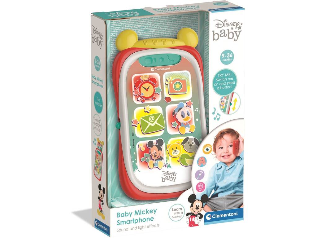 Téléphone intelligent Baby Mickey Clementoni 17711