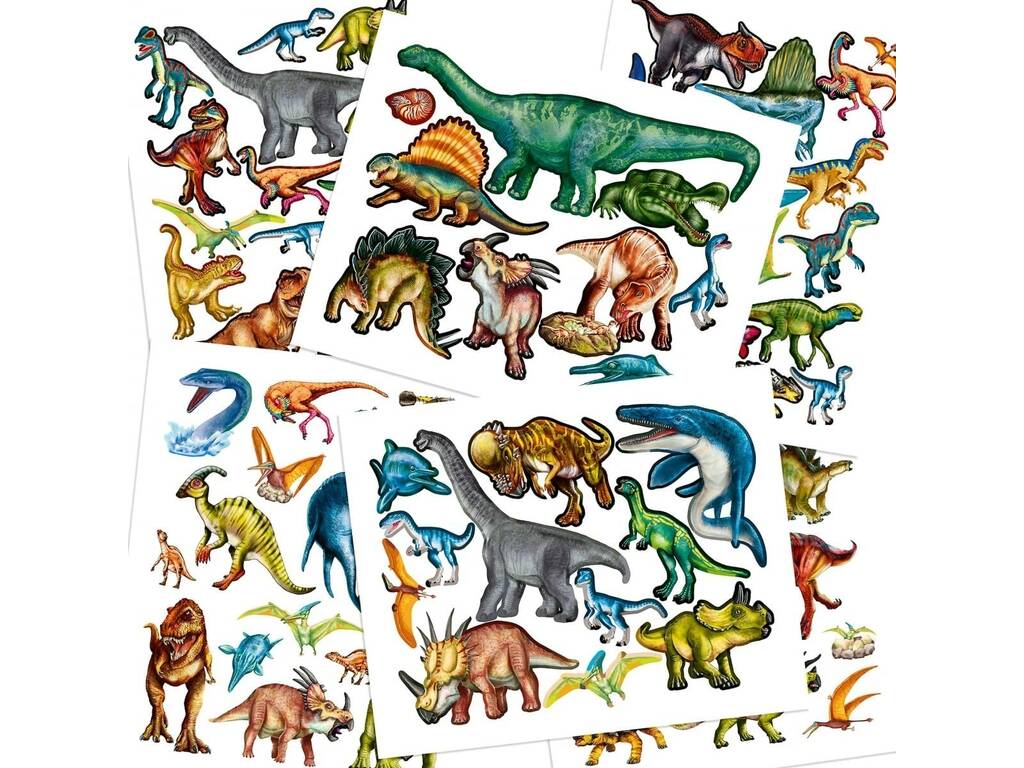 Monde de Dino avec Depesche Autocollants en relief 11881
