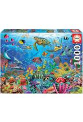 Puzzle 1000 Tartarughe in Paradiso Educa 19266