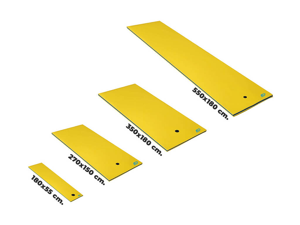 Alfombra Flotante Enrollable de 350X180X3,3 cm.