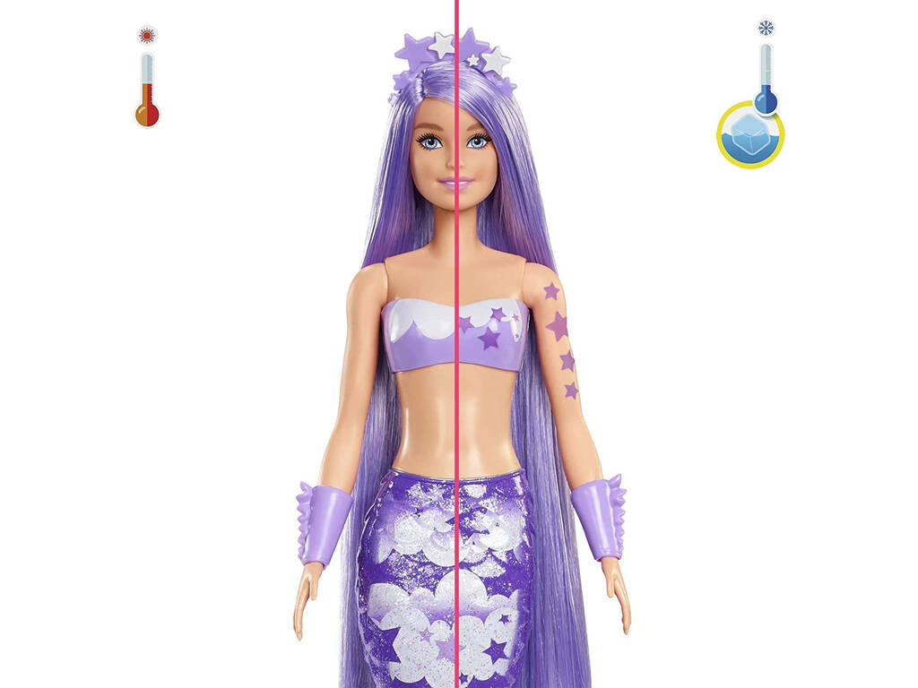 Barbie Color Reveal Sirena Sorpresa Mattel HCC46