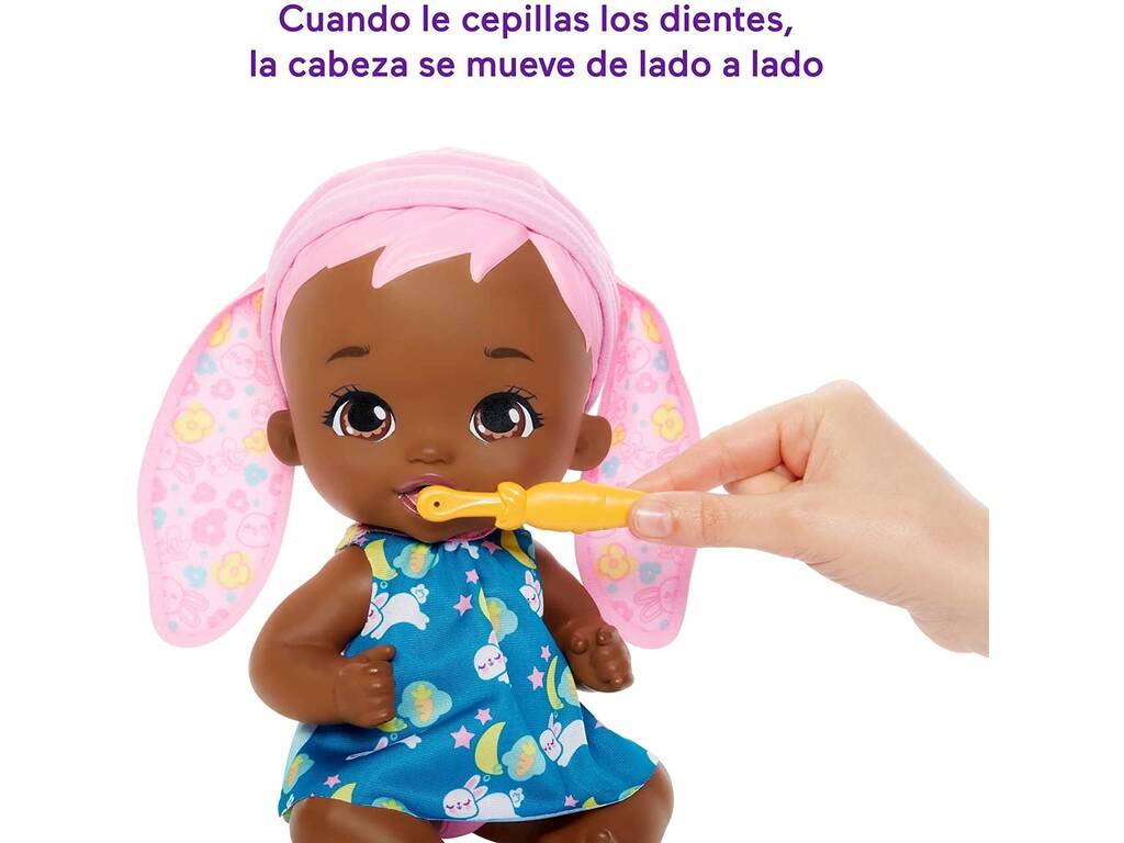 My Garden Baby Bebé Heureux avec Oreilles et Brosse à Dents Mattel HGC11