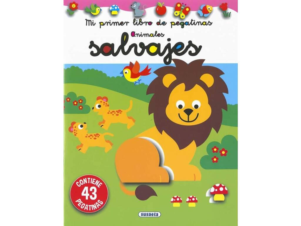 Mon premier livre d'autocollants Animaux sauvages par Susaeta S3456006