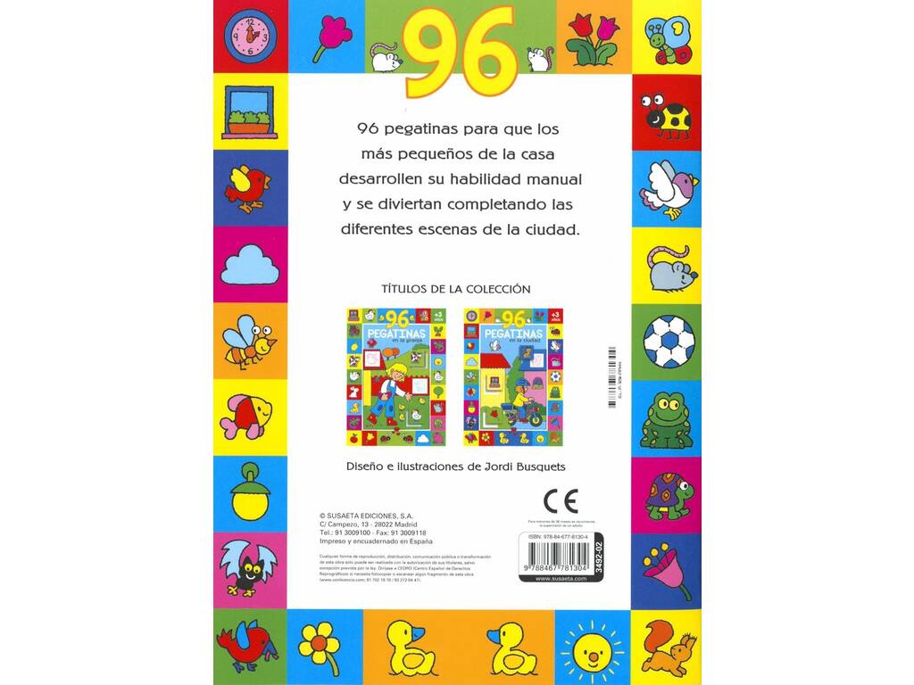 Libro 96 Adesivi in città