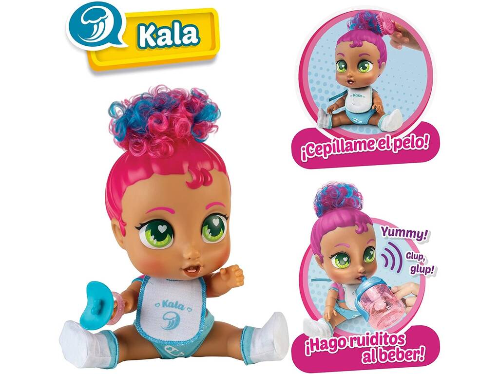 Super Cute Little Babies bambola Kala Glitzy Cool Famosa UPU02300