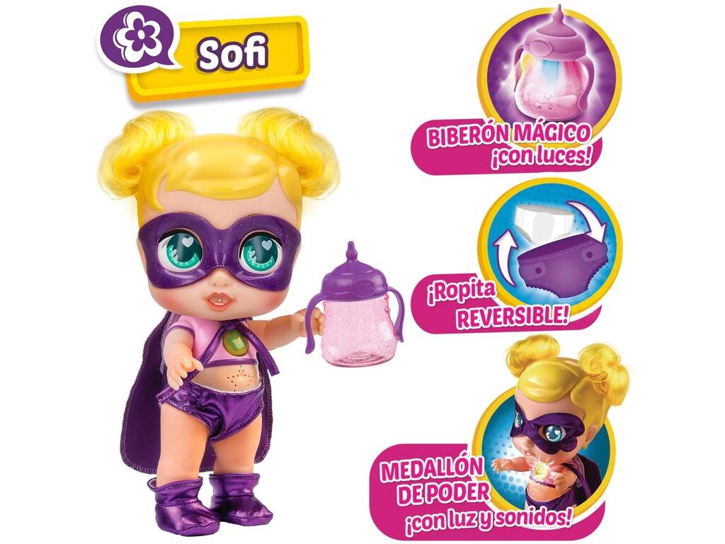 Super Cute Little Babies Sofi Glitzy Cool Doll Famosa UPU02400