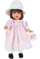 Mini Mariquita Pérez avec robe rose Vichy Mariquita Pérez MM60020