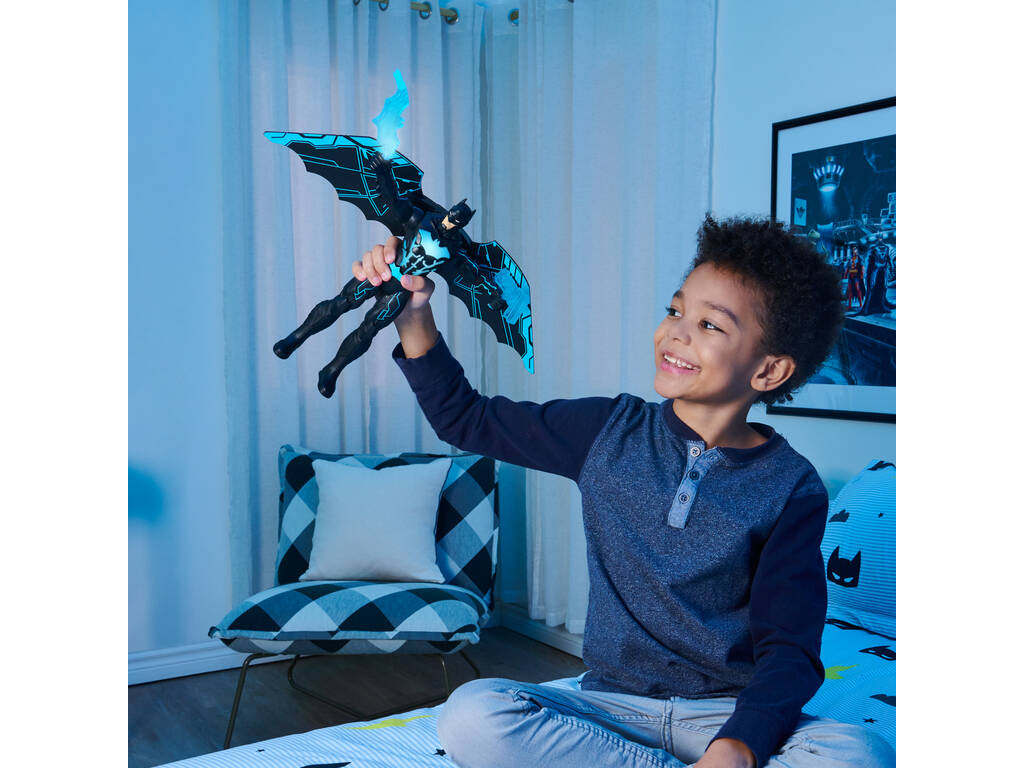 Batman Batwings Figura 30 cm. con Luce e suono SpinMaster 6055944