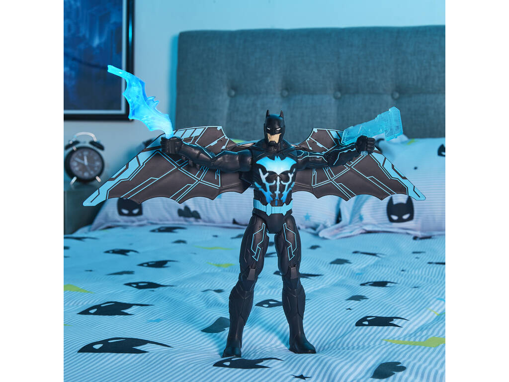 Batman Batwings Figura 30 cm. con Luce e suono SpinMaster 6055944