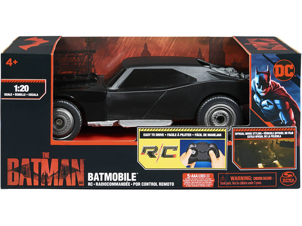 The Batman Batmobile Radiocomando Spin Master 6060469