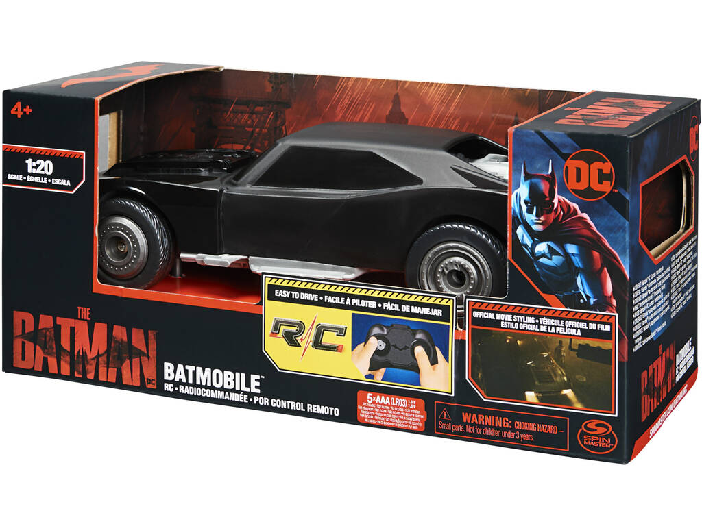 The Batman Batmobile Radiocomando Spin Master 6060469
