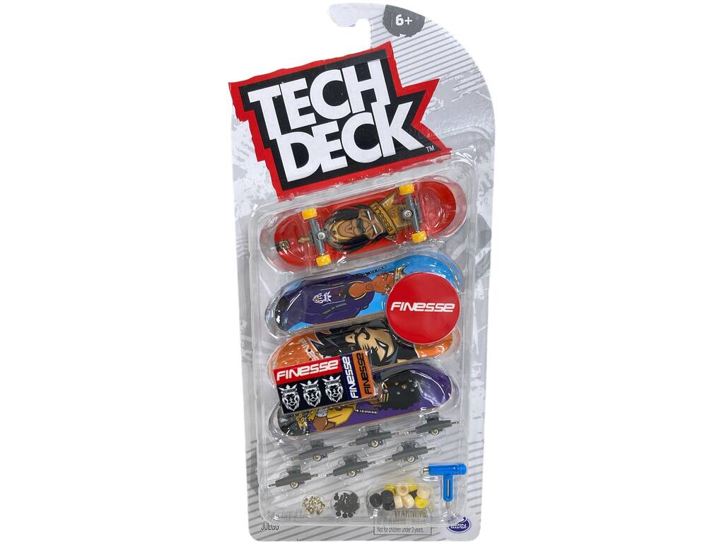 Tech Deck Pack 4 Patins Spin Master 6028815