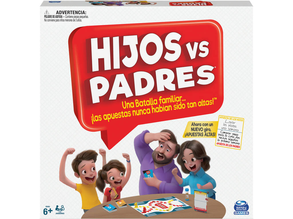 Spin Master Sons vs. Fathers Board Game Spin Master 6065093
