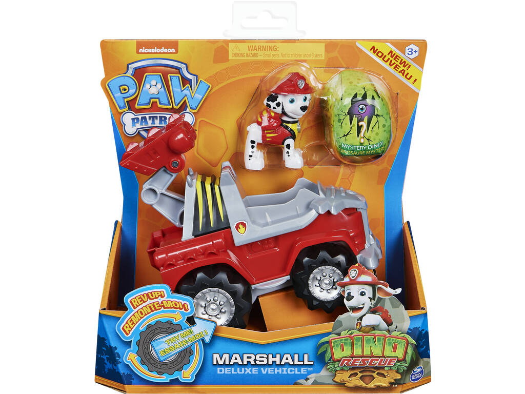 Paw Patrol Veicolo Dino Marshall Spin Master 6059518