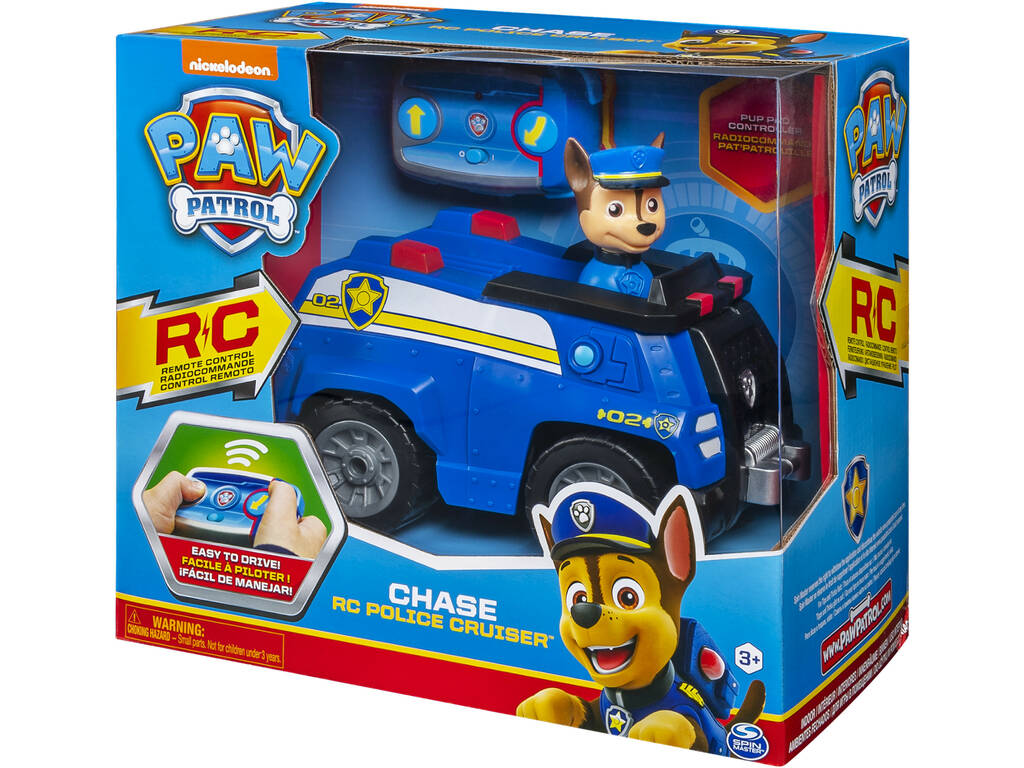Paw Patrol Véhicule Canin Radiocommandé Chase Spin Master 6054190