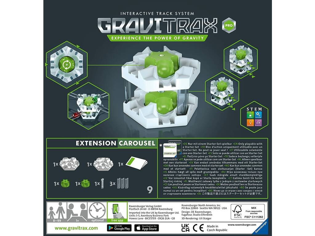 Gravitrax Pro Carousel Expansion Ravensburger 27275