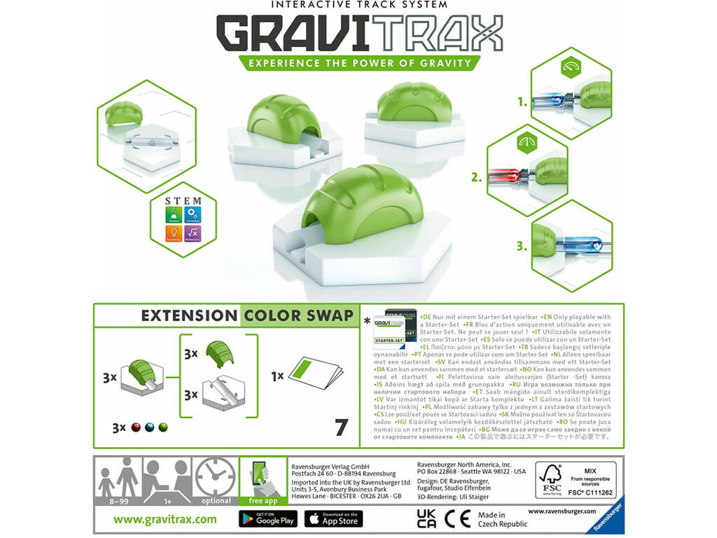 Gravitrax Espansione Color Swap Ravensburger 26815