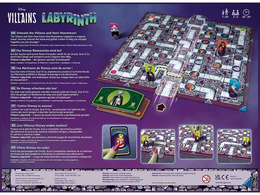 Disney Villains Maze Jeu de plateau Ravensburger 27271