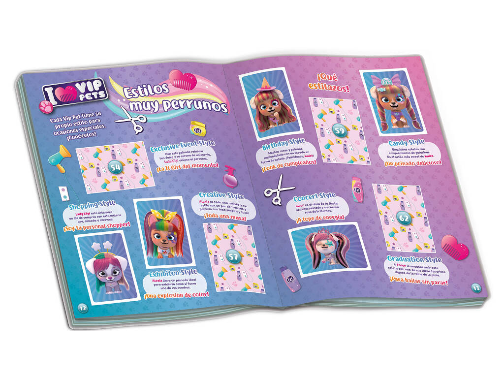 I Love VIP Pets Starter Pack Album con 4 buste Panini