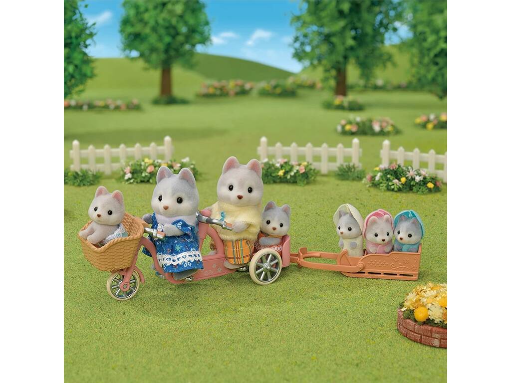 Sylvanian Families Famiglia Husky Epoch Para Imaginar 5636