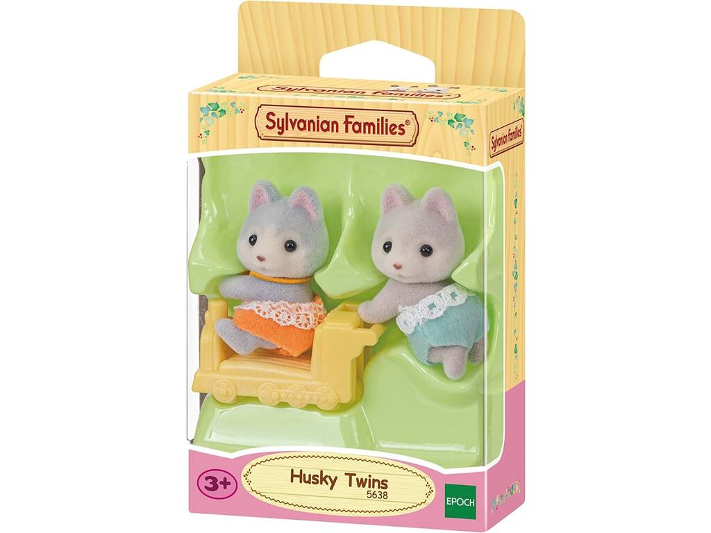 Sylvanian Families gemelli Husky Epoch Para Imaginar 5638