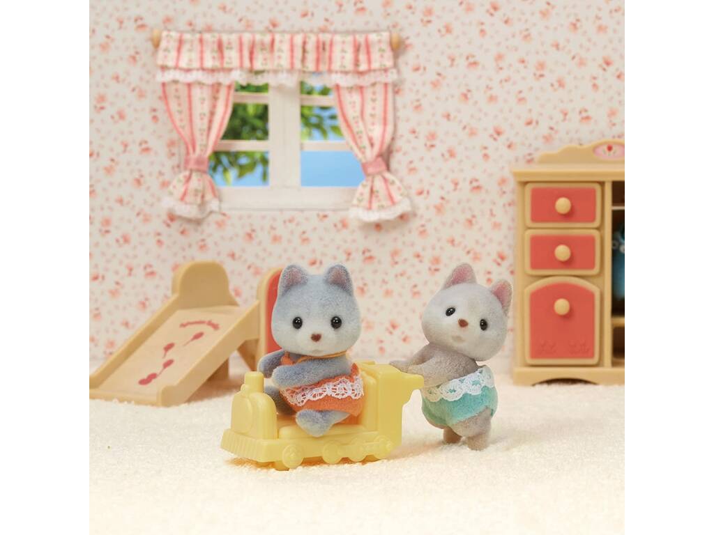 Sylvanian Families gemelli Husky Epoch Para Imaginar 5638