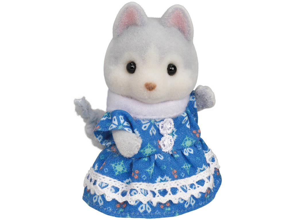 Sylvanian Families Hermanos Husky en Tandem Epoch Para Imaginar 5637