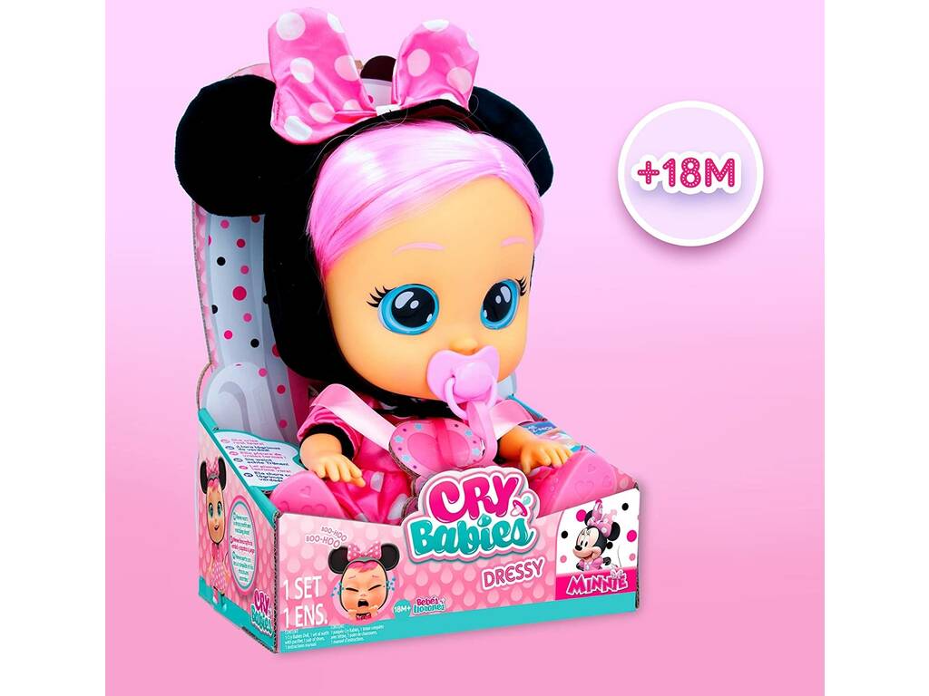 Bebés Chorões Dressy Minnie IMC 86357