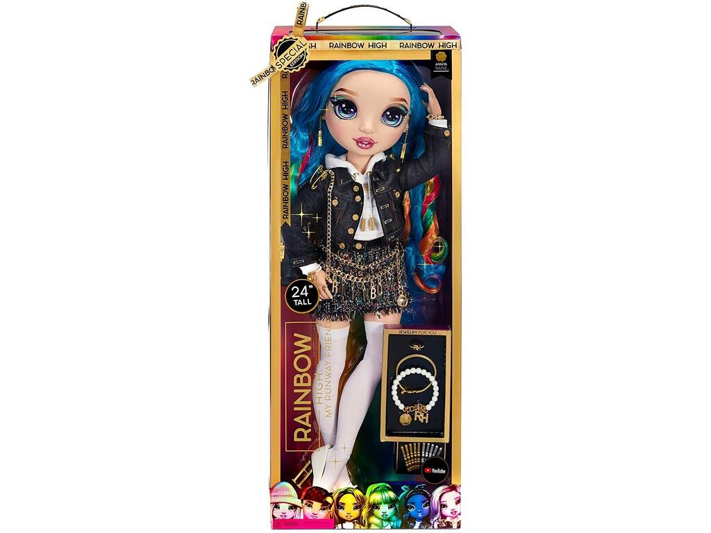Muñeca Arc-en-ciel Haute 60 cm. Mon amie de la piste Amaya Raine MGA 577287