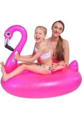 Bouée Gonflable Flamant Rose de 110 x 90 cm Jilong 35036