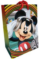 Sac en papier Mickey 18X13X8 cm. Sacs Perona 40572