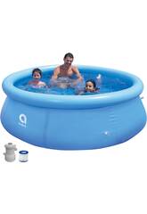 Piscine Hors-Sol Promt Kit Pool 240 x 63 cm avec épurateur Jilong 17792EU