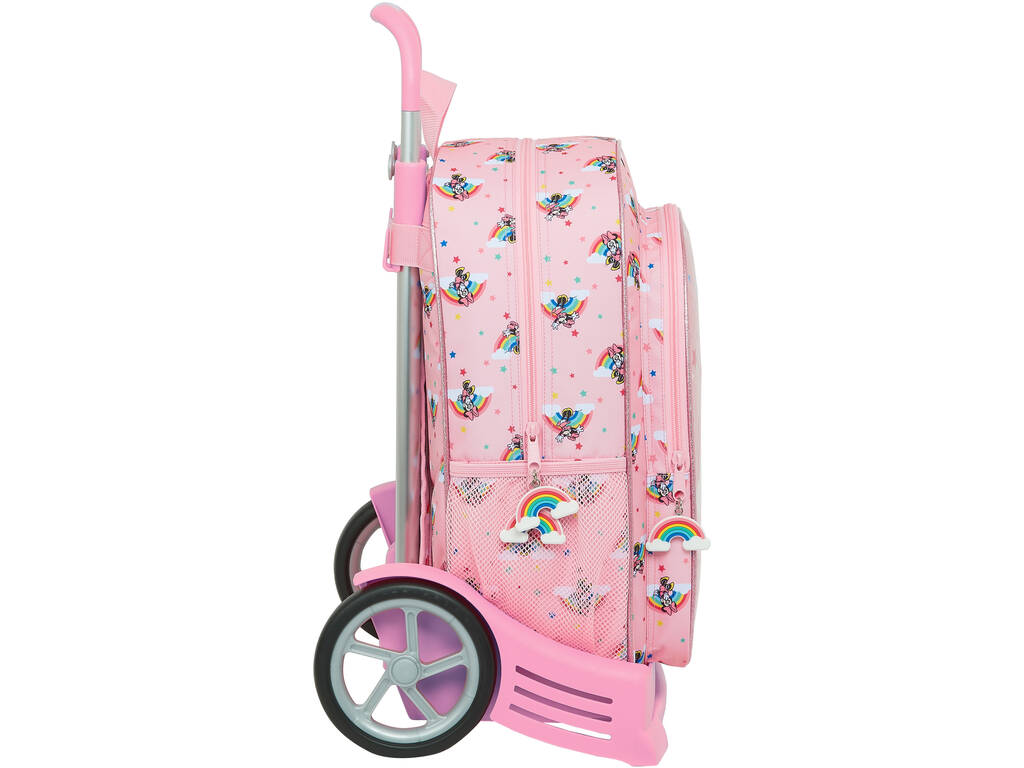 Zaino con Trolley Evolution Minnie Mouse Rainbow Safta 612112860