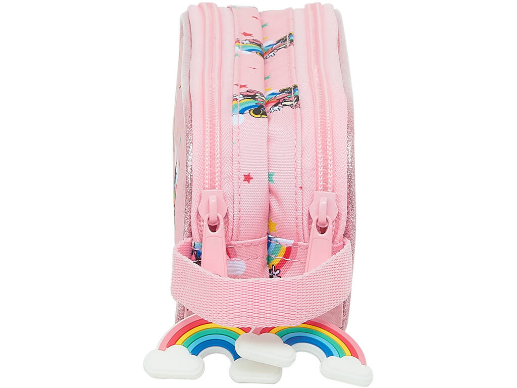 Estojo Duplo Minnie Mouse Rainbow Safta 812112513