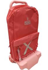 Grand sac à dos avec trolley Munich Coral Safta 612000160