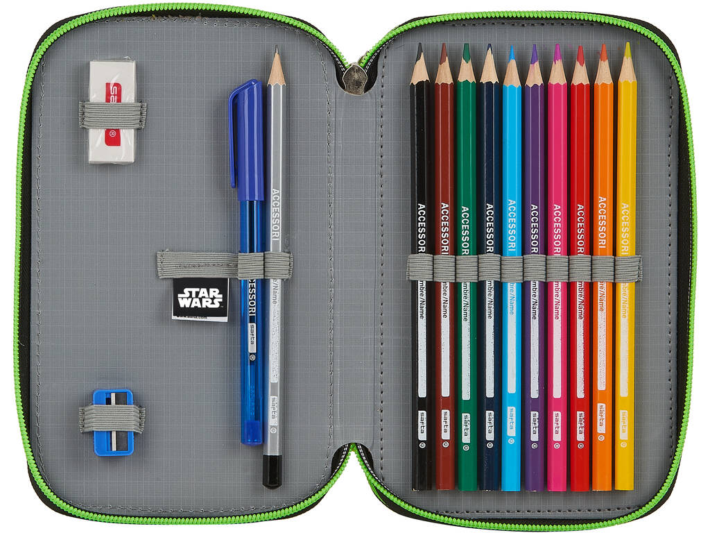 Star Wars The Mandalorian Double Trousse à crayons Safta 412041854