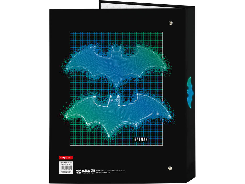 Portafoglio 4 anelli Misto Batman Bat-Tech Safta 512104067