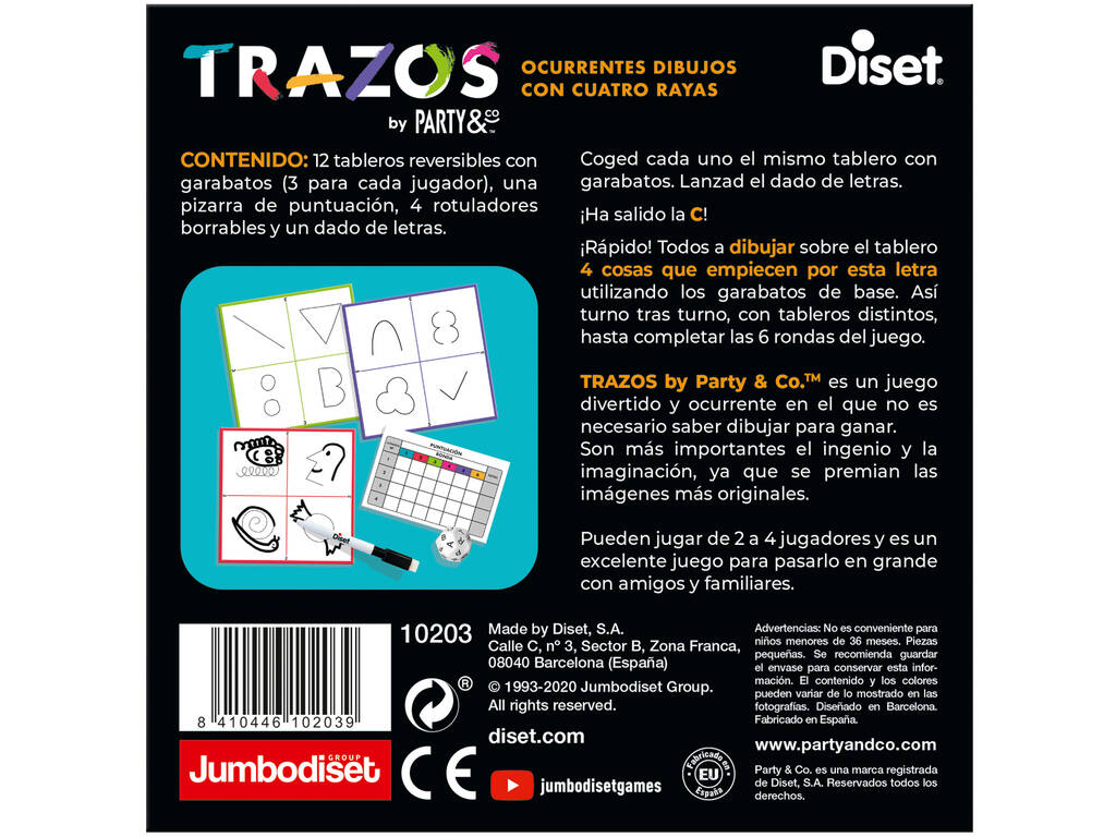 Party & Co Trazos Diset 10203