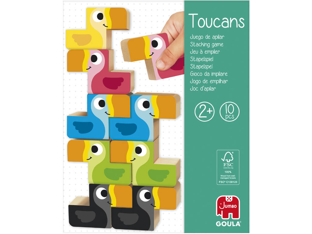 Jeu à Empiler Toucan Diset 50271