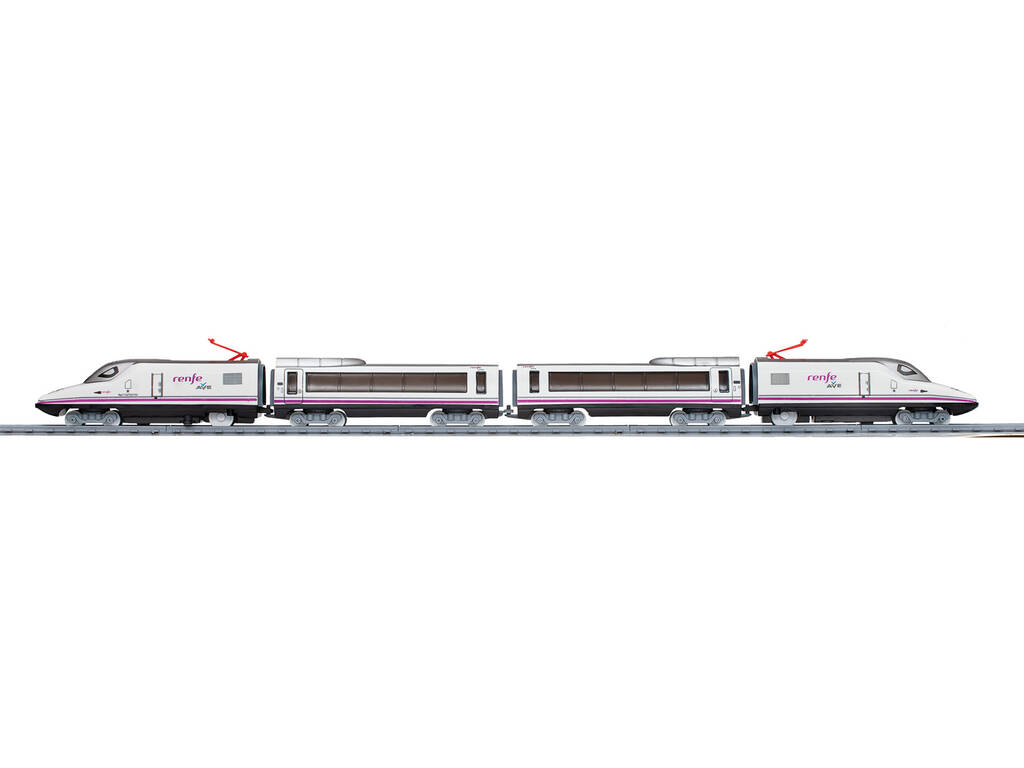 Treno Renfe Ave con carrozza, stazione e tunnel Pequetren 405