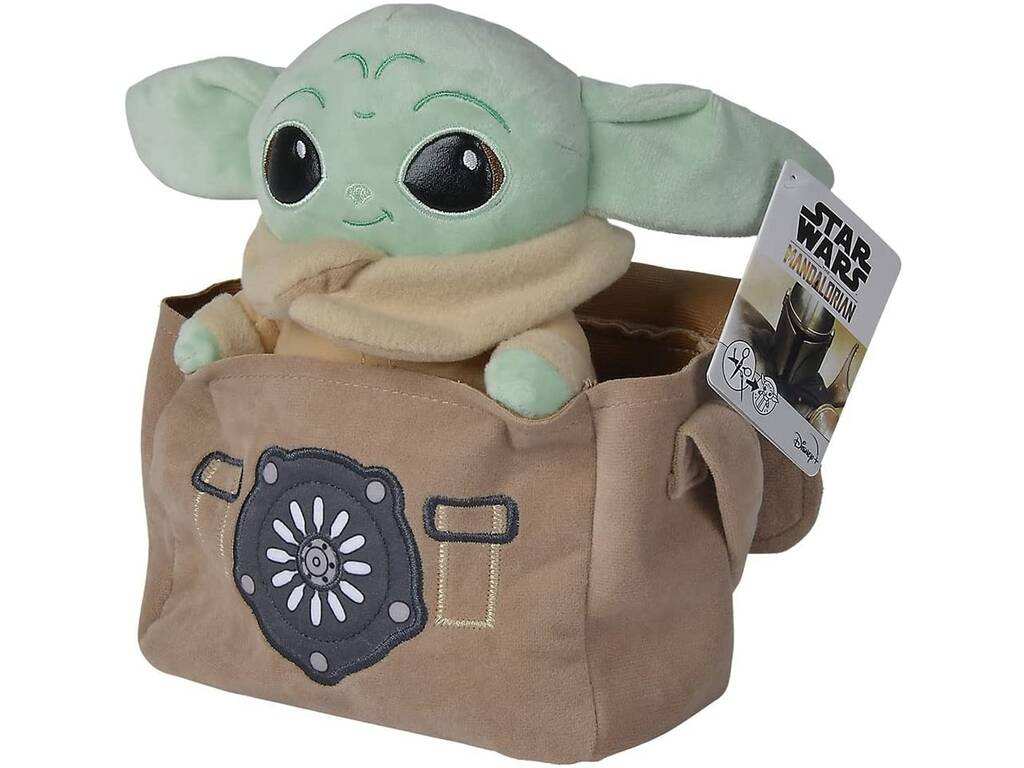Peluche Star Wars The Mandalorian Baby Yoda en Bolso 20 cm. Simba 6315875807