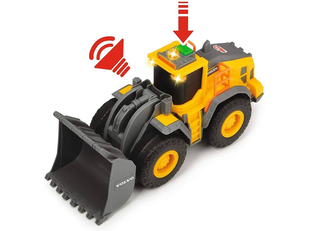 Pelle excavatrice Volvo 23 cm. avec son et lumière Simba 3723003