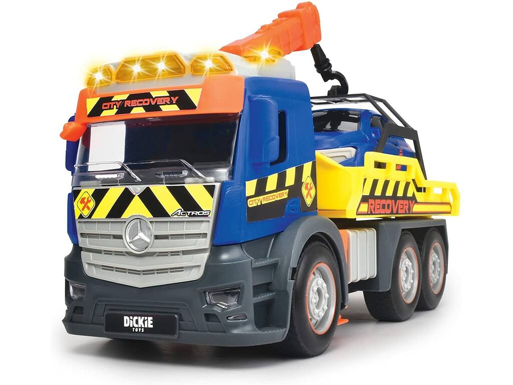 Camion Action Mercedes Gru Luce e Suoni Simba 203745016