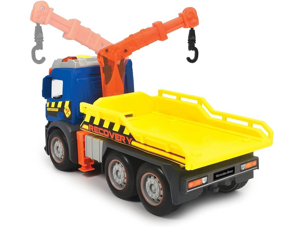 Camion Action Mercedes Gru Luce e Suoni Simba 203745016
