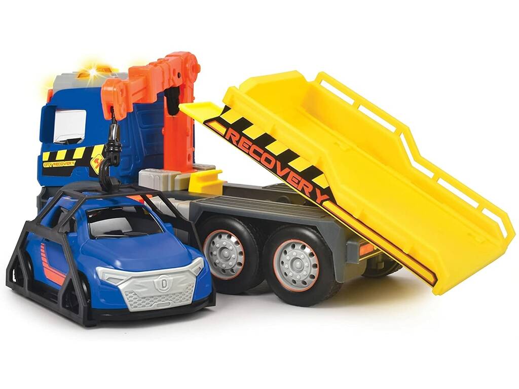 Camion Action Mercedes Gru Luce e Suoni Simba 203745016