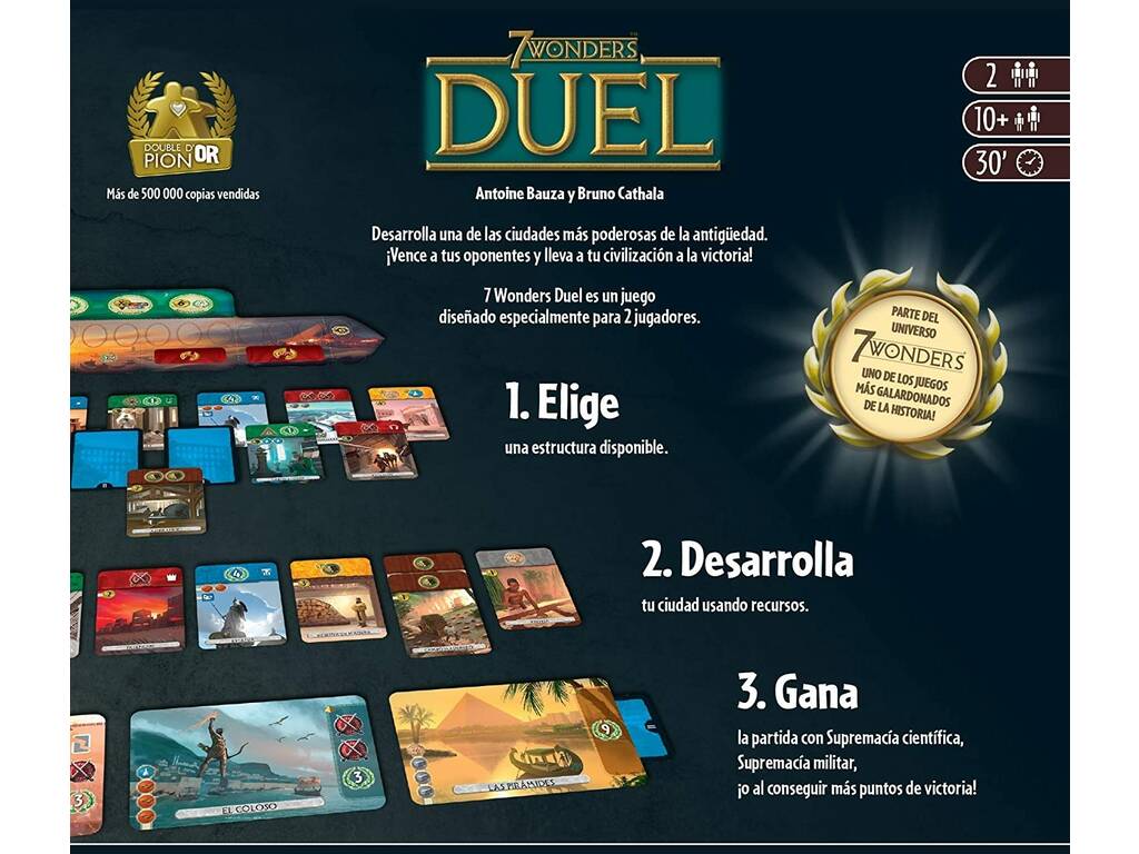7 Wonders Duel Asmodee SEV07ML