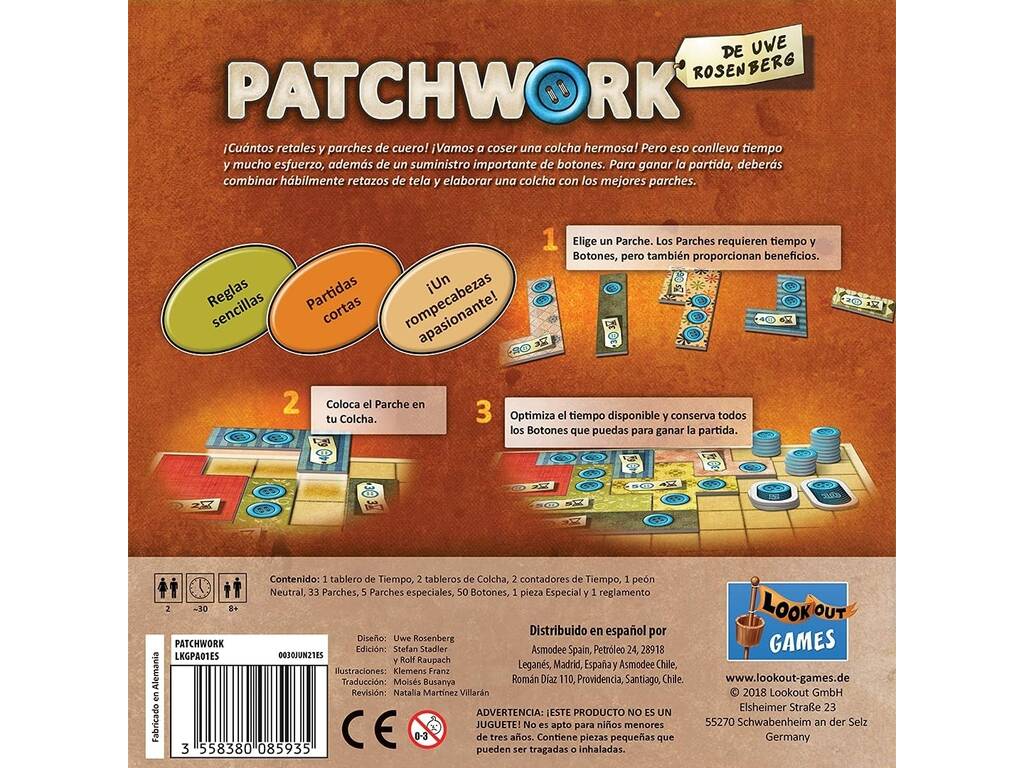 Patchwork Asmodee LKGPA01ES