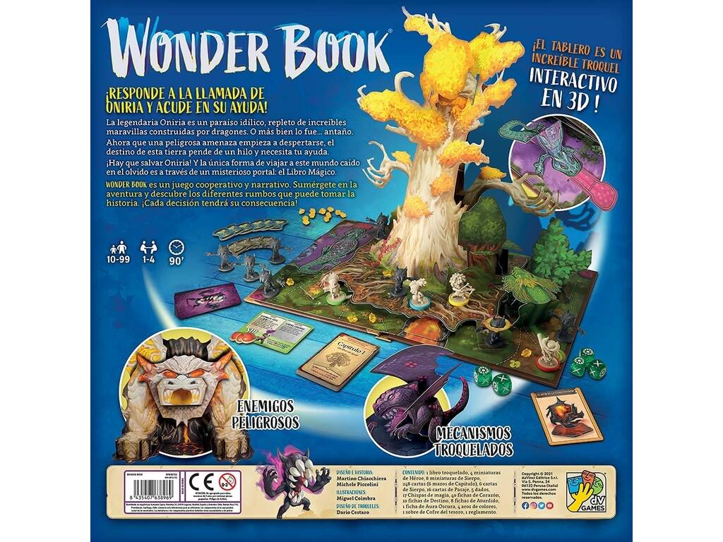 Wonder Book Asmodee DVWB01ES