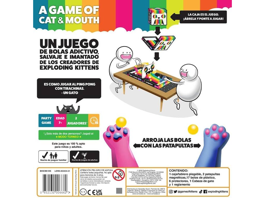 A Game of Cat and Mouth Asmodee EKCM01ES